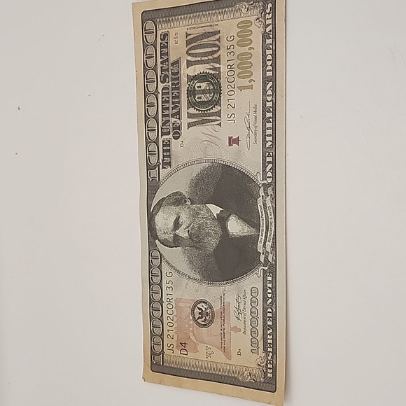 Novelty $1000000 Bills JFK & Rutherford B Hayes - Picture 2 of 5
